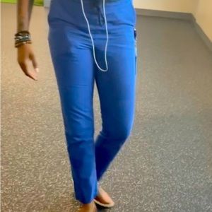 Worn twice Summer 2022. Slim fitting blue chino pant